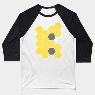 Yellow Honeycomb Baseball T-Shirt